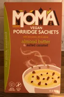 Vegan Porridge Sachets Almond Butter & Salted Caramel