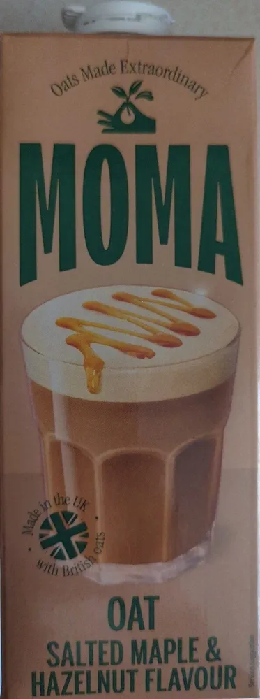 Moma Oat Milk - Salted Maple And Hazelnut Flavour