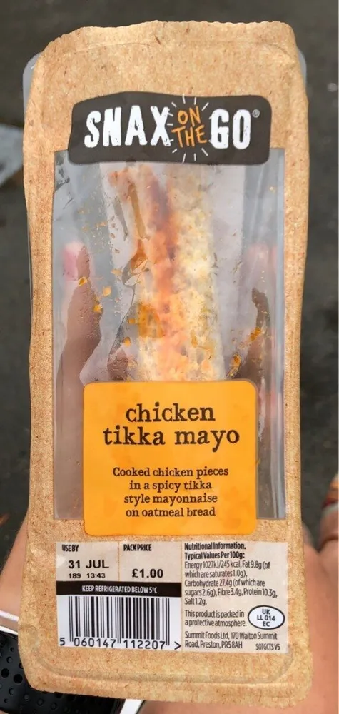 Chicken Tikka Mayo