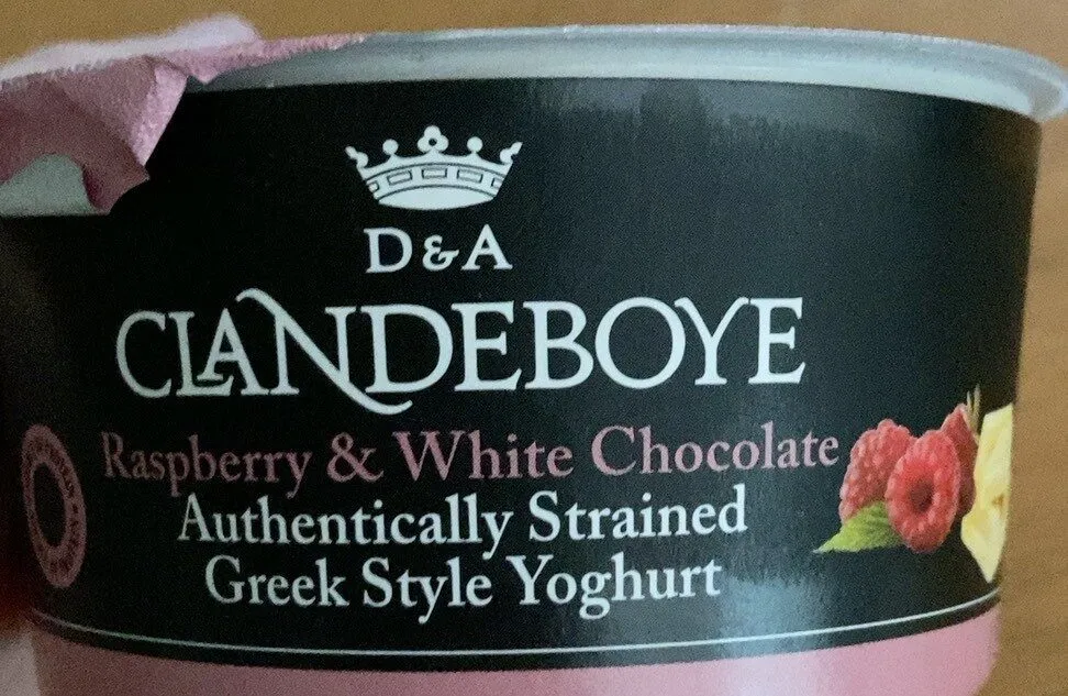Raspberry and white chocolate greek yoghurt