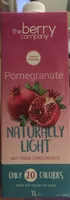 Naturally light pomegranate