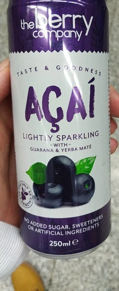 Açai lightly sparkling