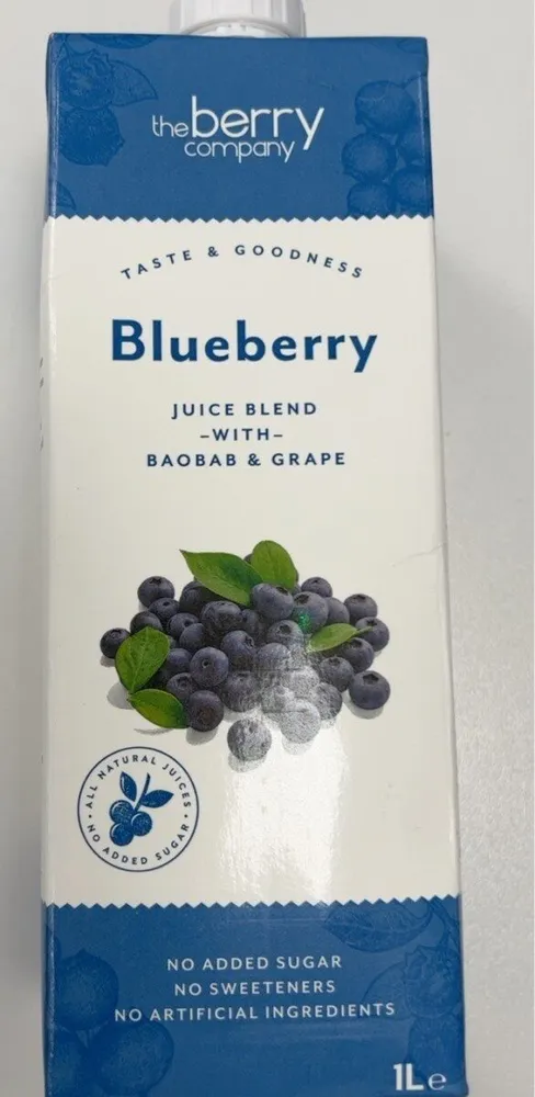 Blueberry juice blend