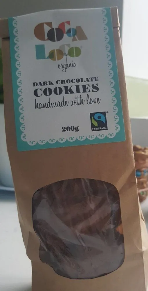 Dark chocolate cookies