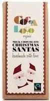 Cocoa Loco Organic Milk Chocolate Santas 100 g x 1