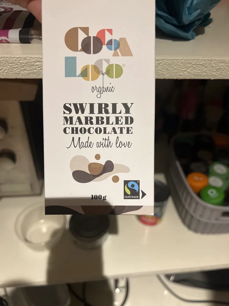 Swirly Marbled Chocolate