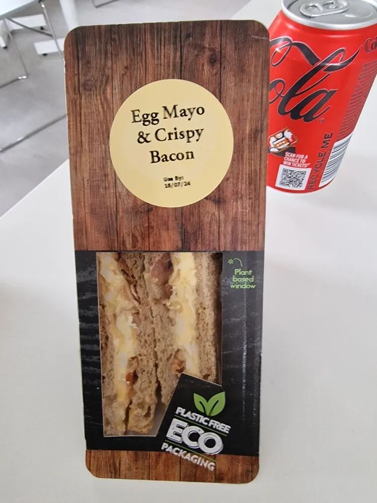 Egg Mayo & Crispy Bacon