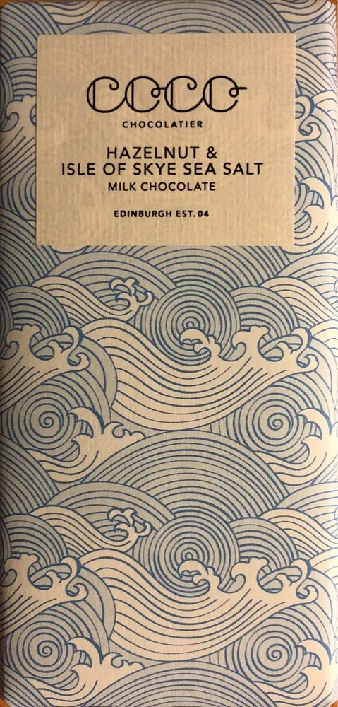 Hazelnut & Isle of Skye sea salt milk chocolate