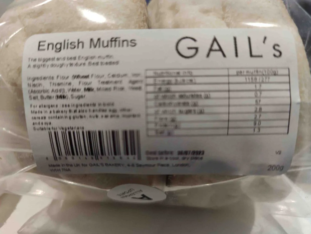 English muffins