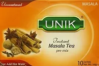 Unik Masala Tea Unsweetened 140 G (pack of )