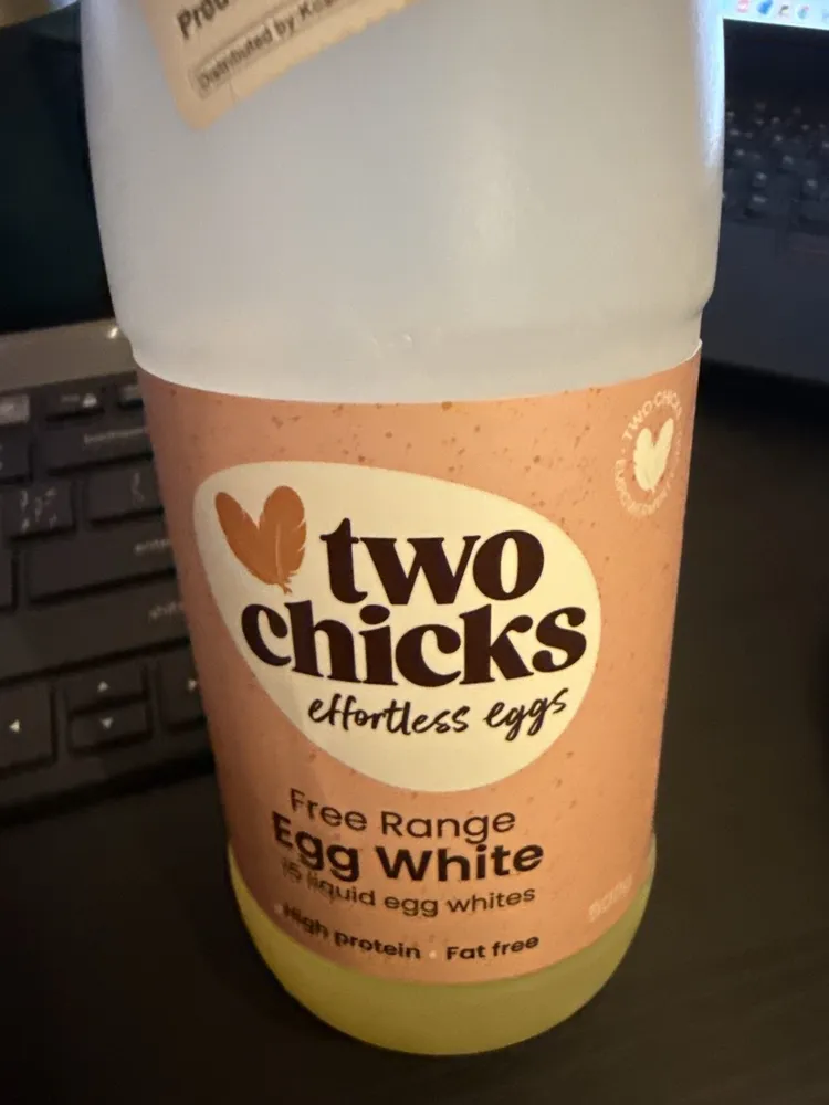 Two chicks eggs white