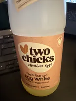 Two chicks eggs white