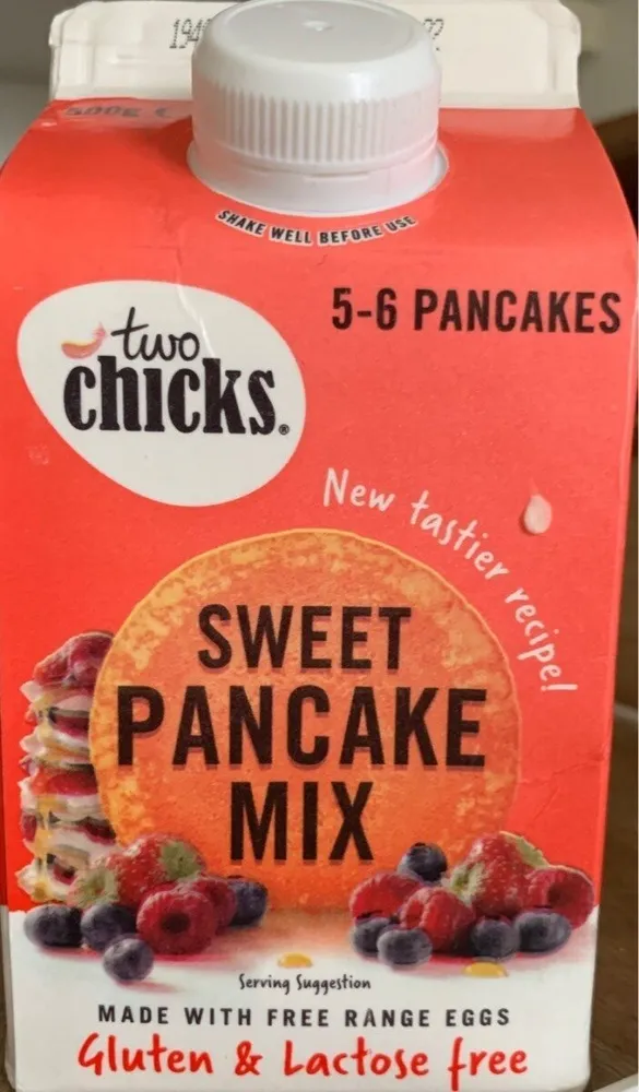 Sweet pancake mix