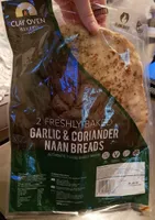 NAAN BREADS GARLIC & CORIANDER