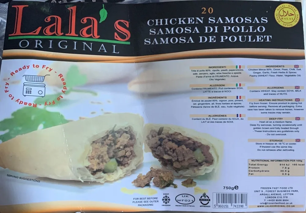 Samosa de poulet