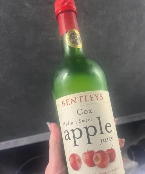Cox medium sweet apple juice