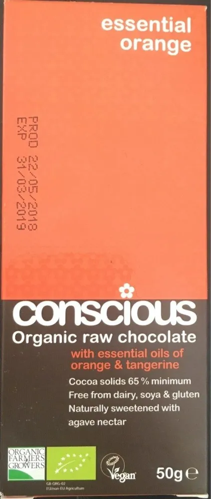 Organic raw chocolate