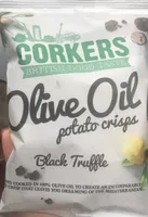 Olive oil potato crisps black truffle