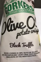 Olive Oil potato chips Black Truffle
