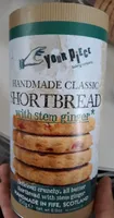 Handmade Classic Shortbread with Stem Ginger