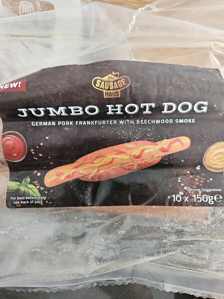 10 Smoked PORK HOT DOG SAUSAGES