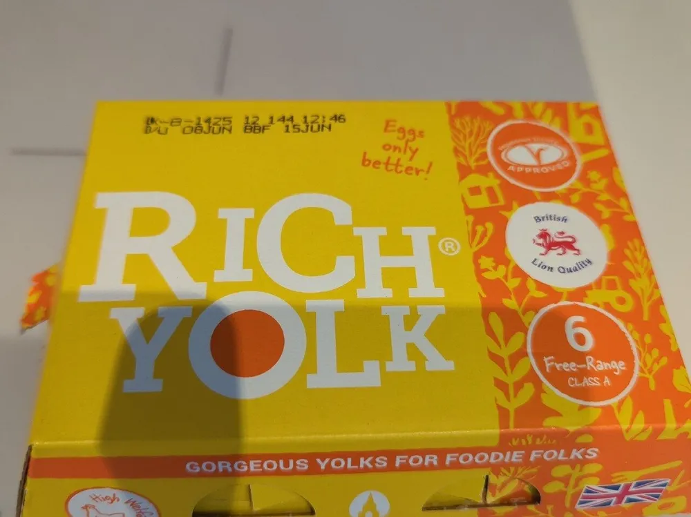 Rich Yolk Mixed Weight Eggs