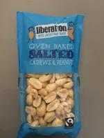 Oven baked salted cashews & peanuts