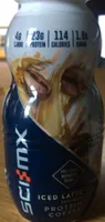 Iced latte protein coffee