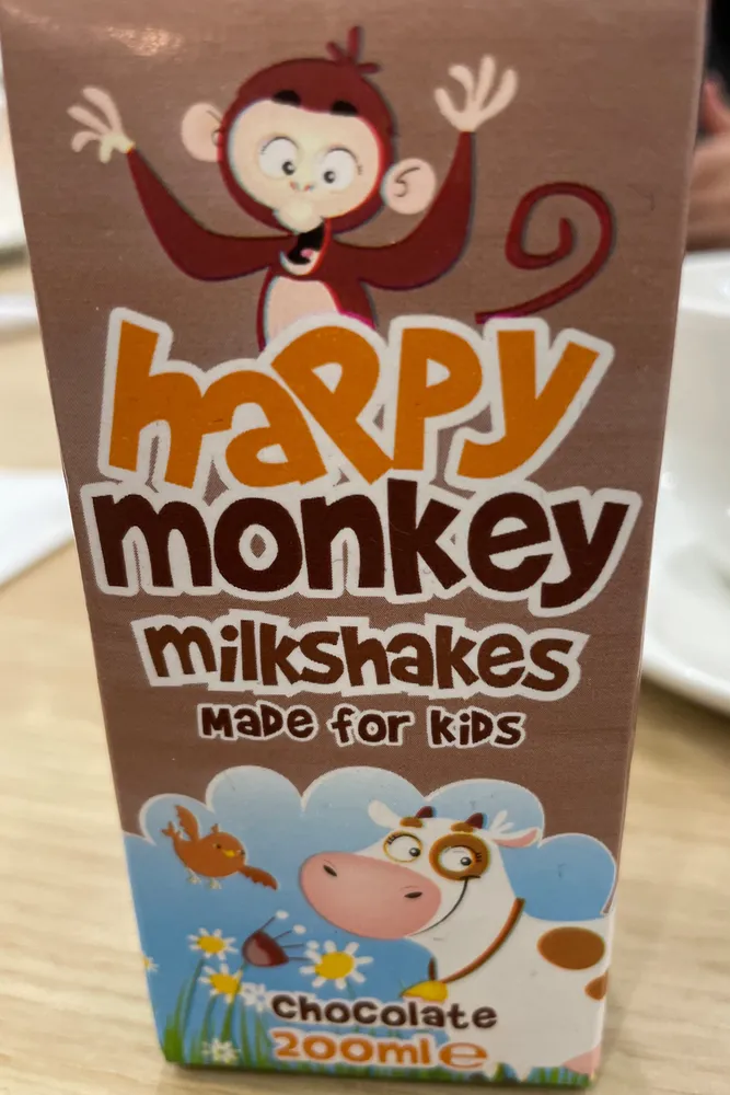 happy monkey milkshake