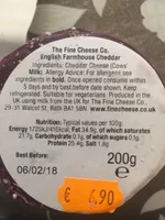 Farmhouse Cheddar, Fine Cheese Company