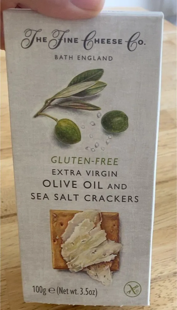 Gluten-Free Extra Virgin Olive Oil and Sea Salt Crackers