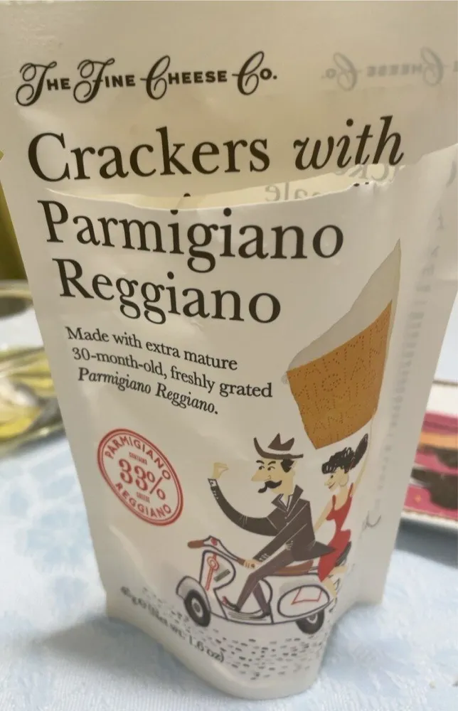 Crackers with Parmigiano Reggiano