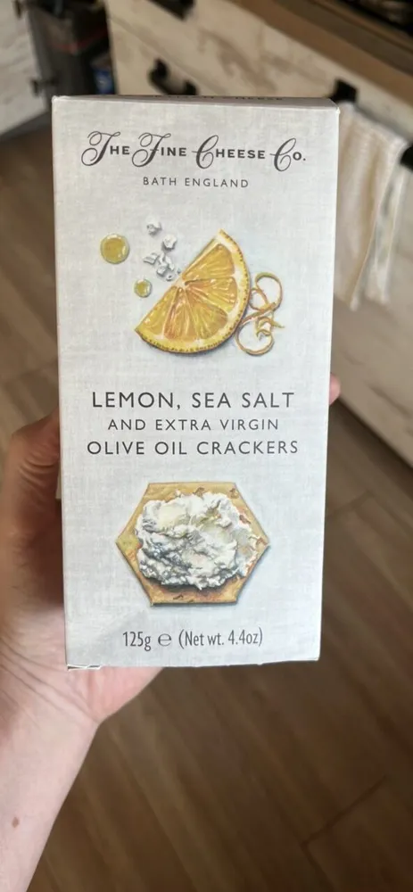 Lemon, Sea Salt and Extra Virgin Olive Oil Crackers