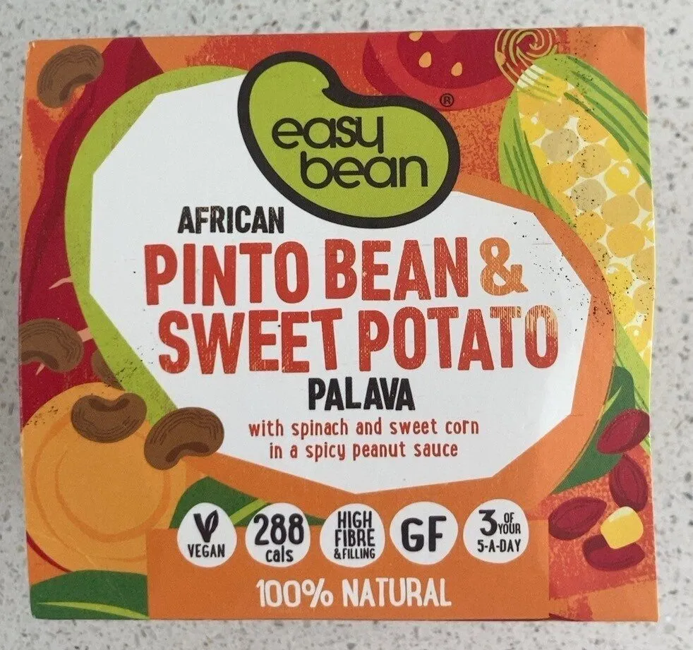 African pinto bean & sweet potato palava