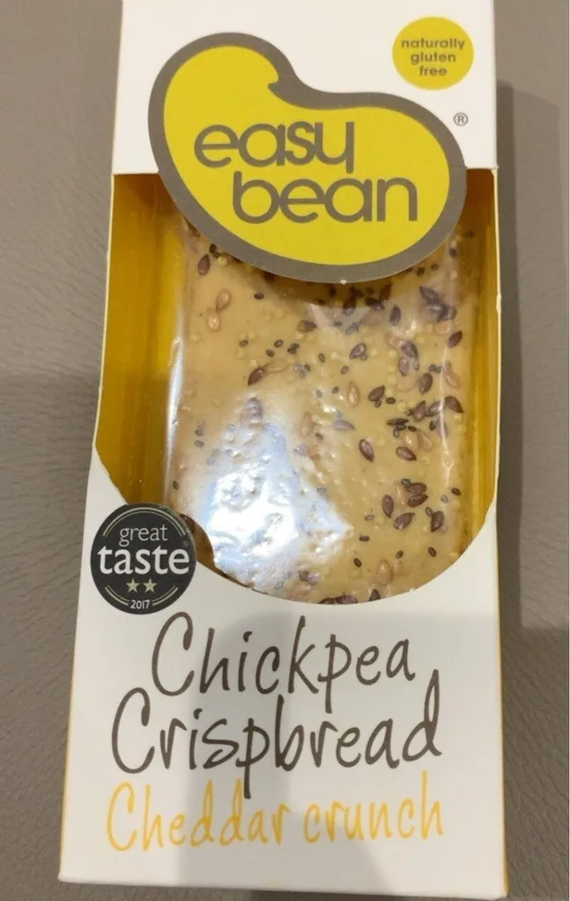 Chickpea crispbread cheddar crunch
