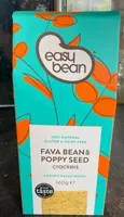 Fava Beans Poppy Seed Crackers