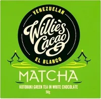 Willie's Cacao Matcha Kotobuki Green Tea in White Chocolate