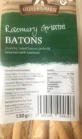 Rosemary Grissini Batons