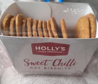 Sweet chilli oat biscuits