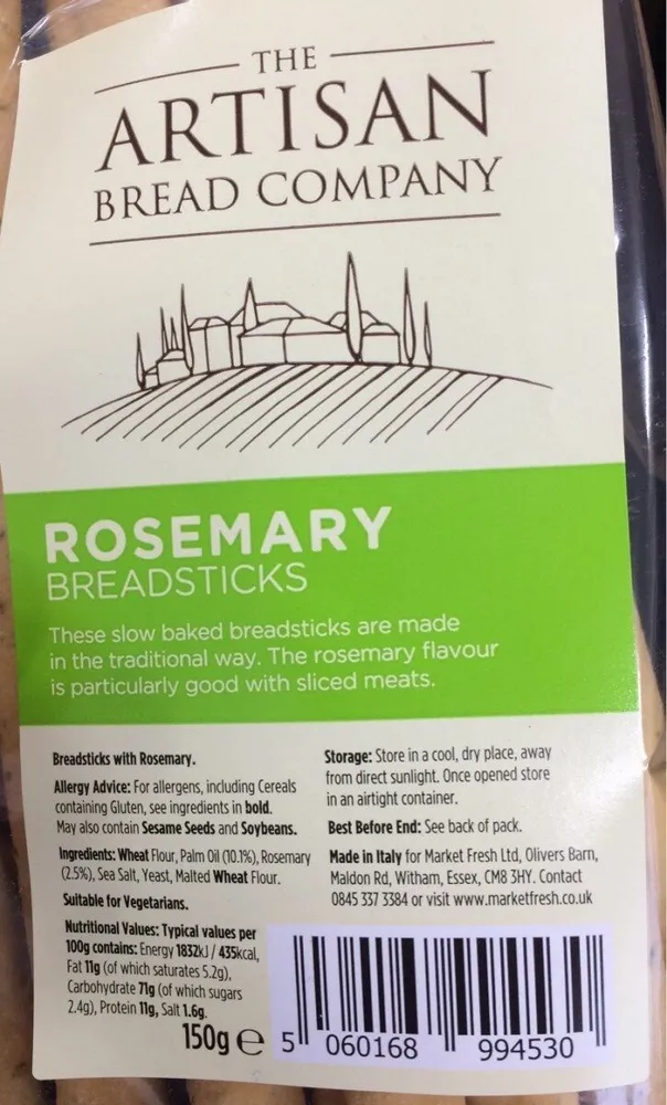 Rosemary breadsticks