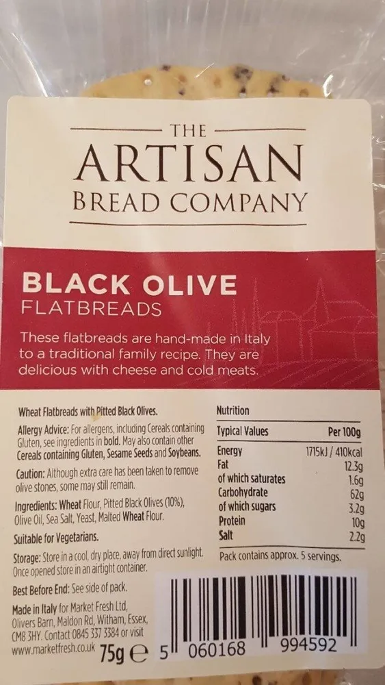 Black Olives flatbreads