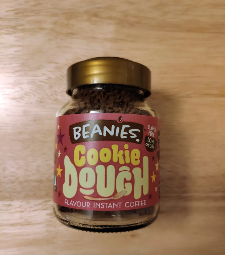 Cookie dough flavour instant coffee