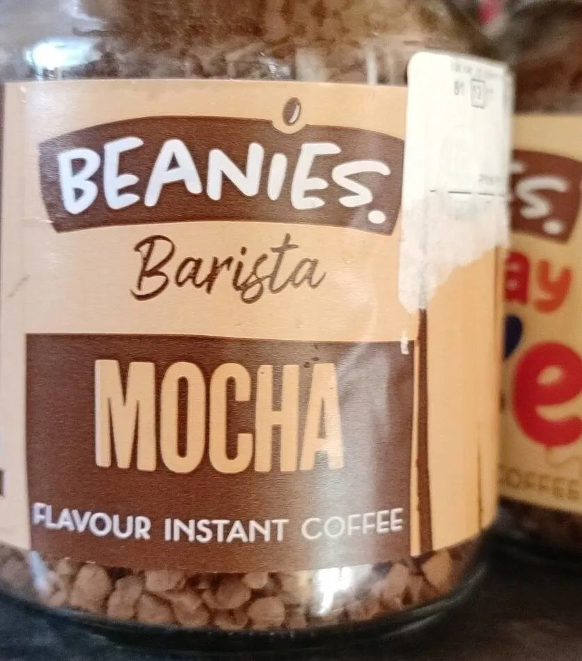 Mocha flavour instant coffee