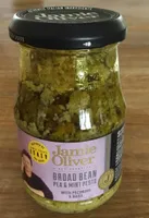 Broad bean, pea and mint pesto