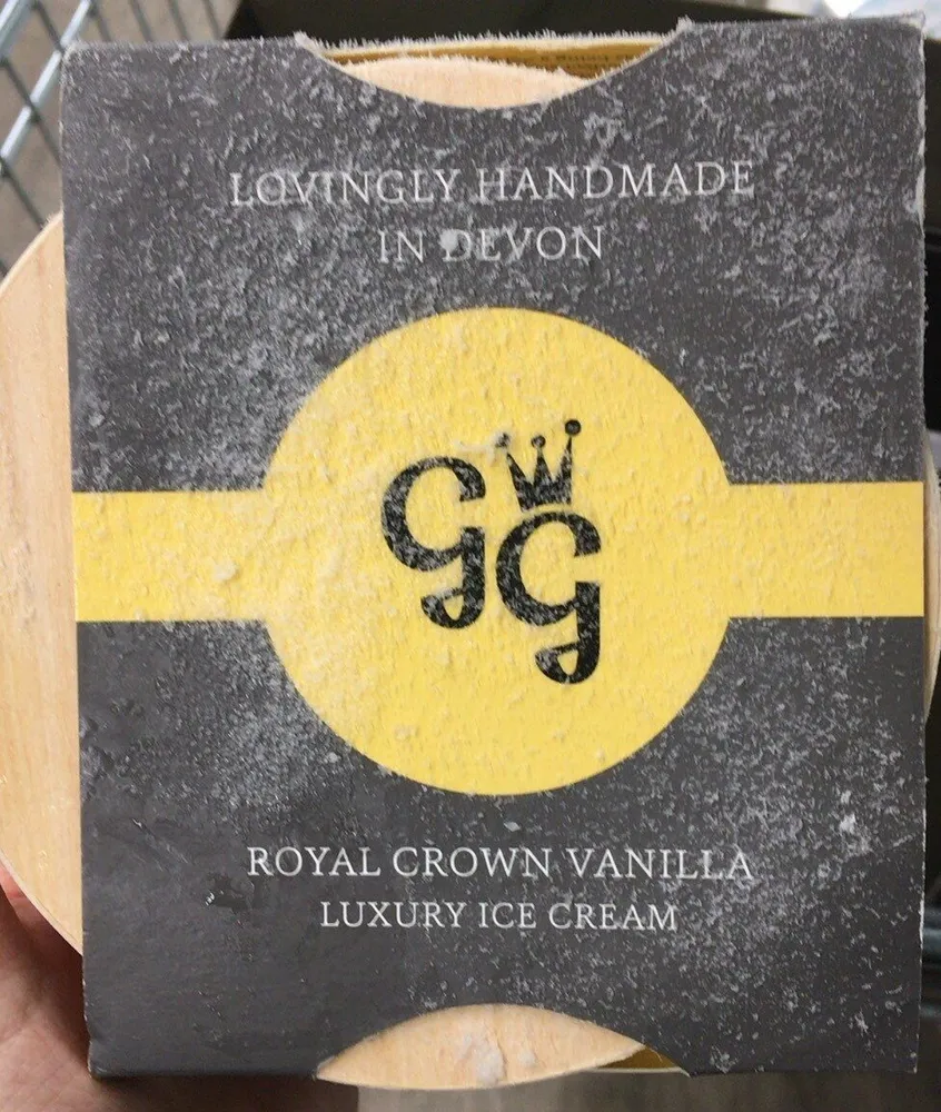 Royal crown vanilla luxury ice cream