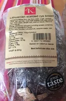 Lithuanian scalded rye bread