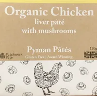 Organic chicken liver pate with mushrooms