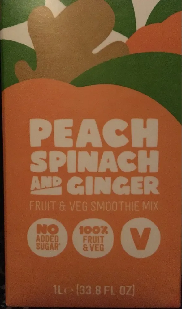 Peach spinach and ginger