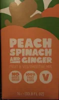 Peach spinach and ginger