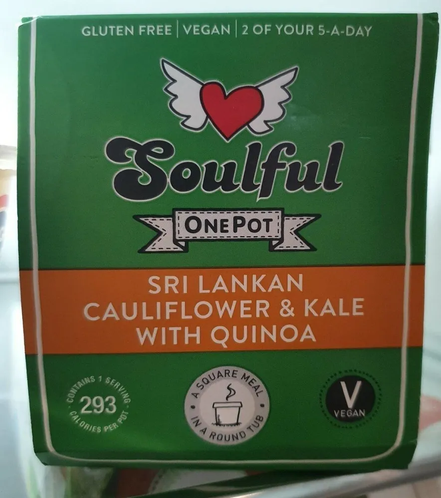 Sri lankan cauliflower and kale with quinoa